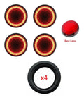 Stop Tail Light Lens Assembly LED Red Set for Mitsubishi Mirage (2014–2020)