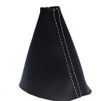 Automatic Shift Boot for Kia Forte (2010–2013) Carbon Fiber Gray Stitch