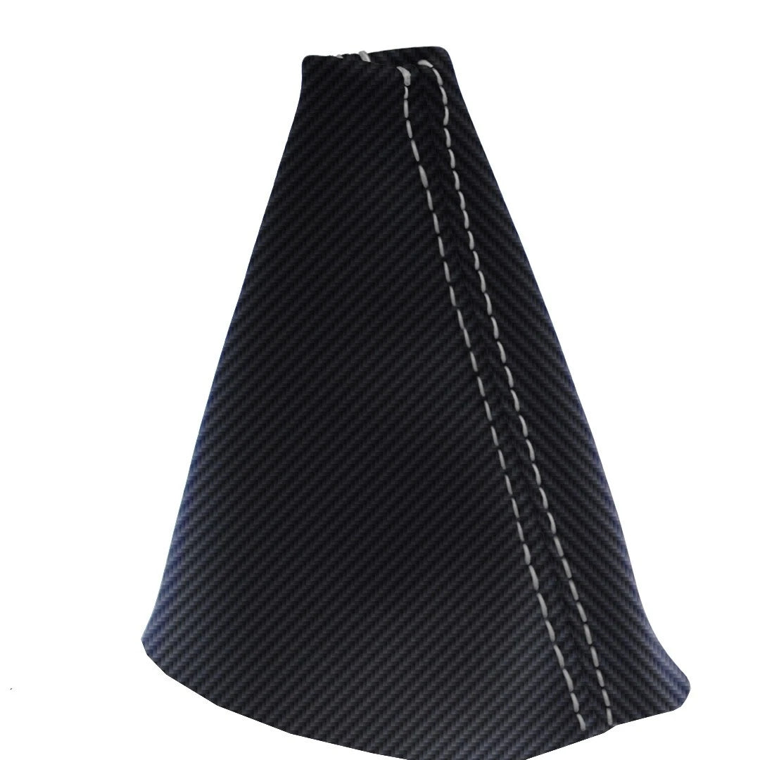 Automatic Shift Boot for Kia Forte (2010–2013) Carbon Fiber Gray Stitch