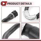 Radiator Coolant Hose 3.0L L6 for BMW 528i (2011) Rubber Black
