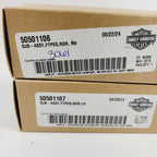Set of 2 Rubber Foot Pegs for Harley-Davidson M8 Softail (2018–2024) 50501107