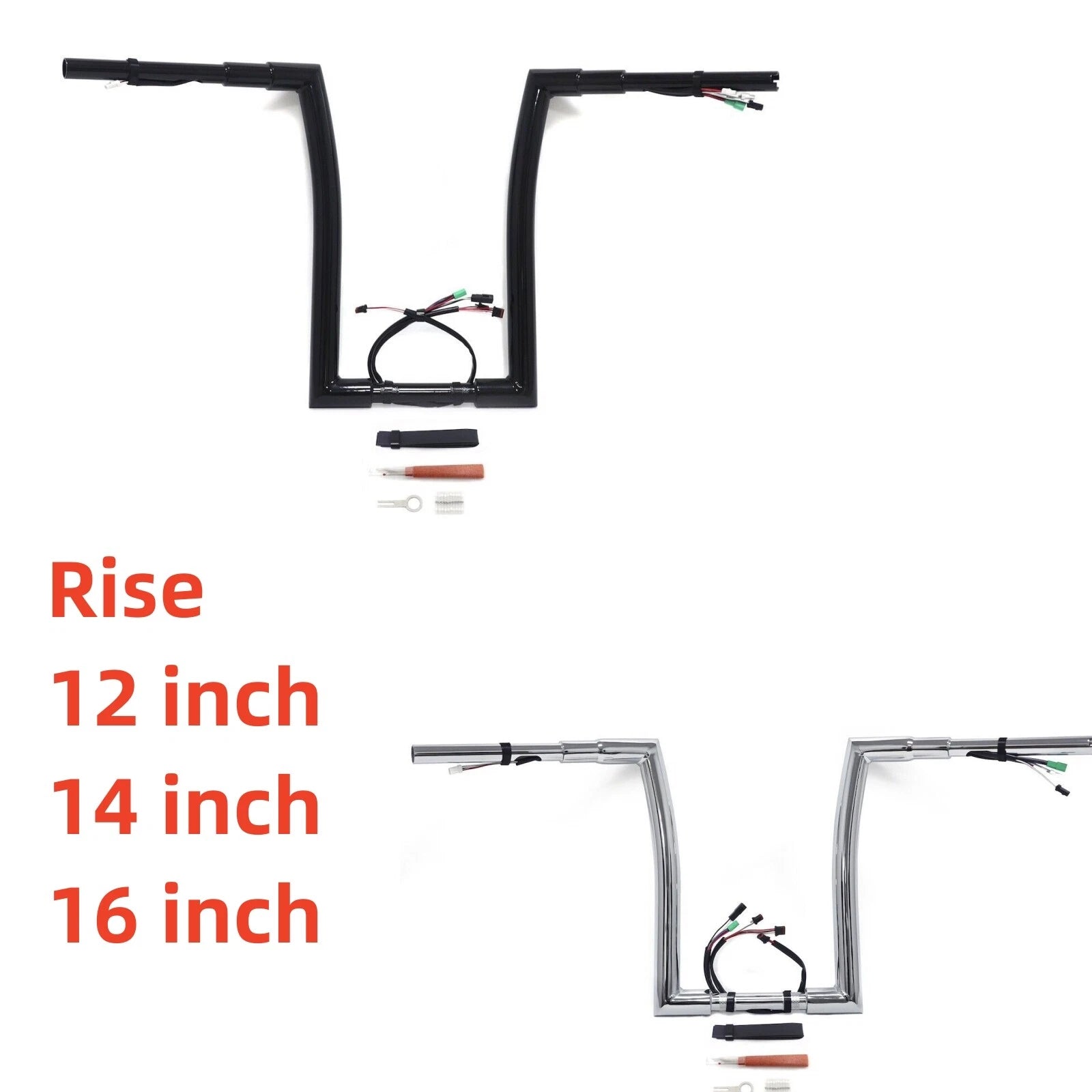 1.5" Prewired Handlebar for Harley Road King FLHR FLHRC (2014–2015)