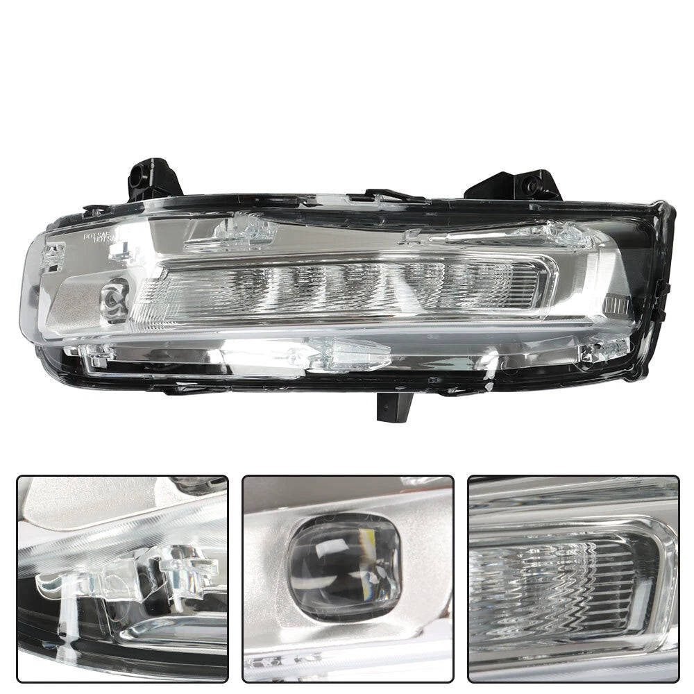 LH Chrome LED Fog Light for Ford Mustang (2018–2020)