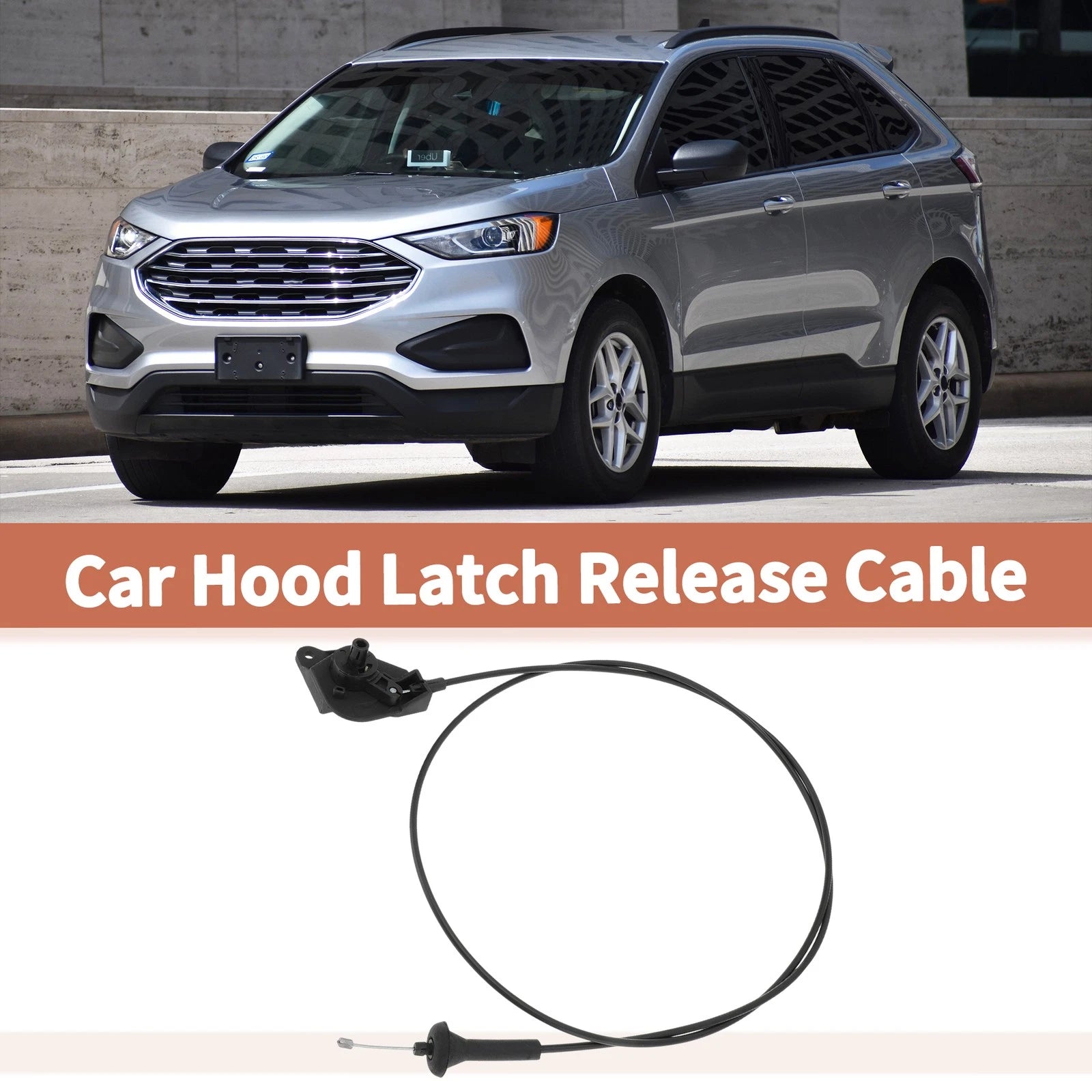 Front Hood Release Cable for Ford Edge Lincoln MKX Nautilus (2015–2024) FT4Z16916B