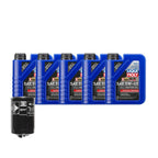 5L Liqui Moly Synthoil Premium SAE 5W-40 Oil Change Kit for Audi L4 1.8L (1996–2005)