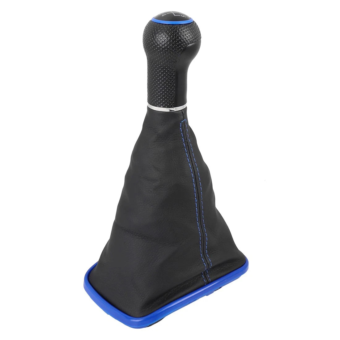 5 Speed Gear Shift Knob Gaiter Boot Cover Blue for Volkswagen Golf Mk4 (1997–2006)