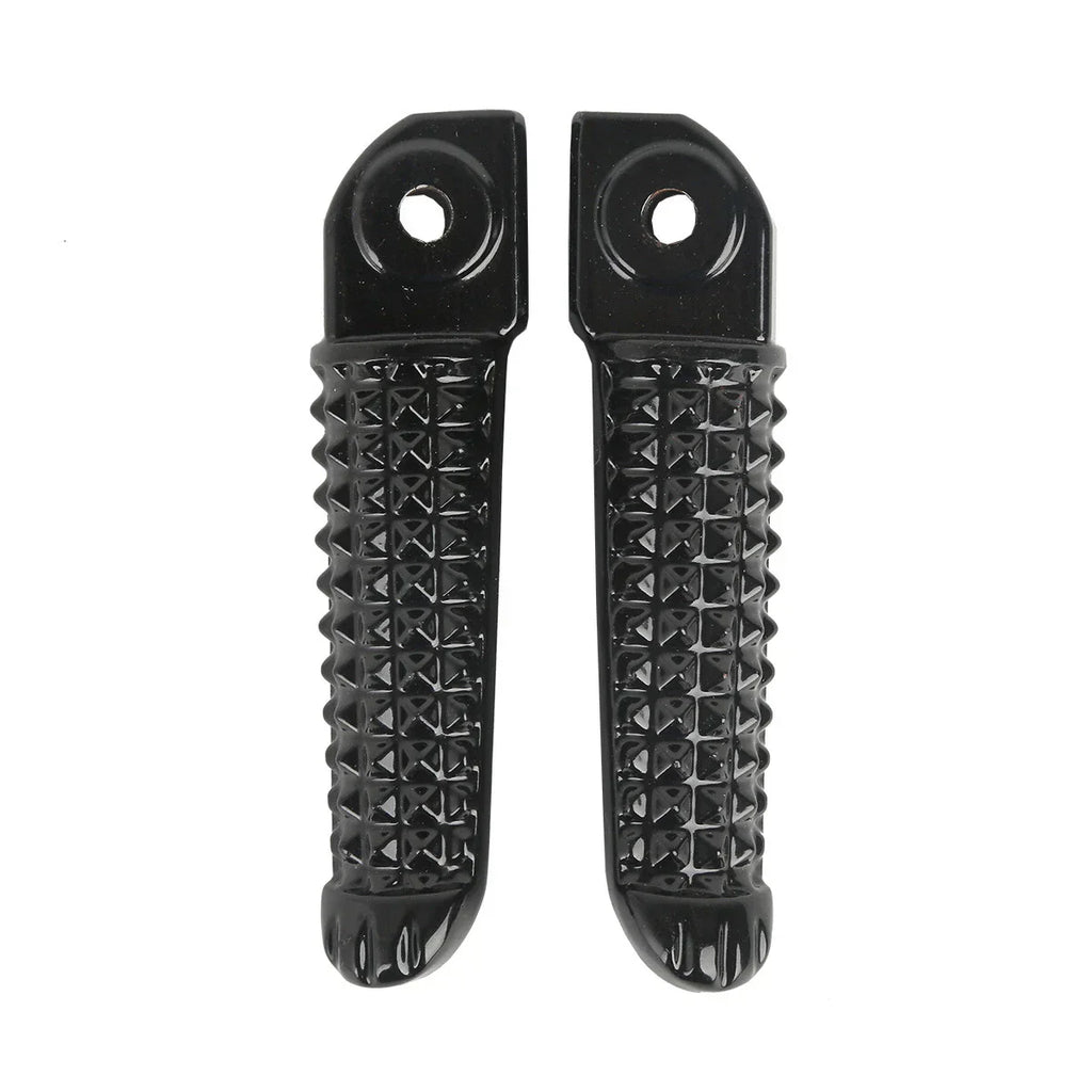 Black Driver Passenger Footpegs for Yamaha YZF R1 R6 (1998-2025) (2003-2020)