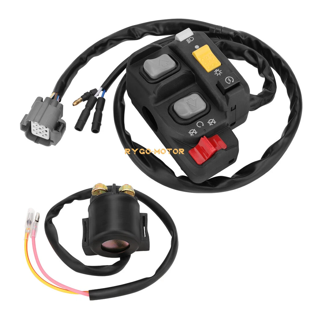 Handlebar & Starter Relay Switch for Honda Recon 250 ES TRX250TE (2002–2004)