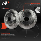 Rear Disc Brake Rotors for Ford Escape (2013–2016) C-Max Transit Connect