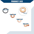 Set of 4 Fuel Injector Seal Installation Kit for Dodge 12v 4BT 6BT 5.9L (1991–1998)
