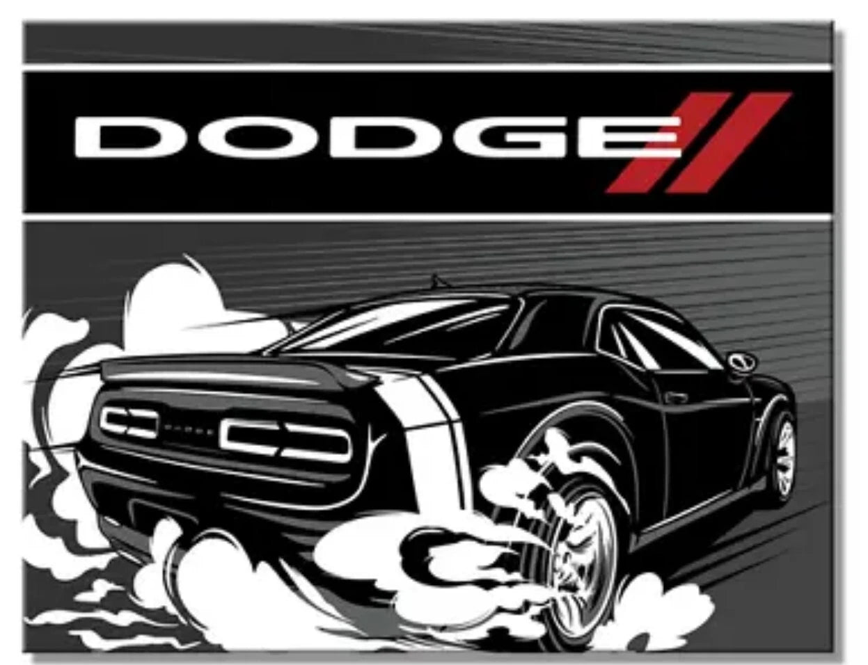 Dodge Charger Metal Sign (12.5 x 16) #2836