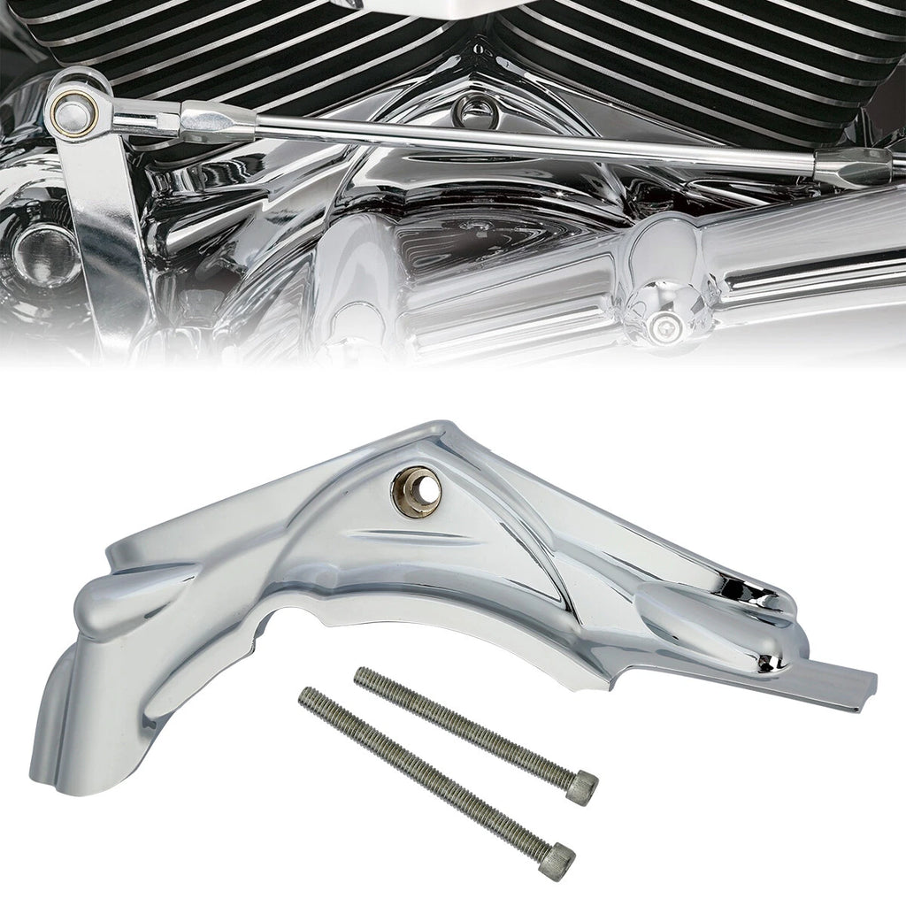 Chrome Cylinder Base Side Cover for Harley Touring Road King Glide (2007–2016)