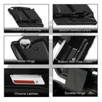 5" Stretched Hard Saddlebags for Harley Touring Electra Street Road Glide