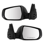 Set of 2 Door Mirrors for Chevrolet Malibu (2016–2021) Non-Heated