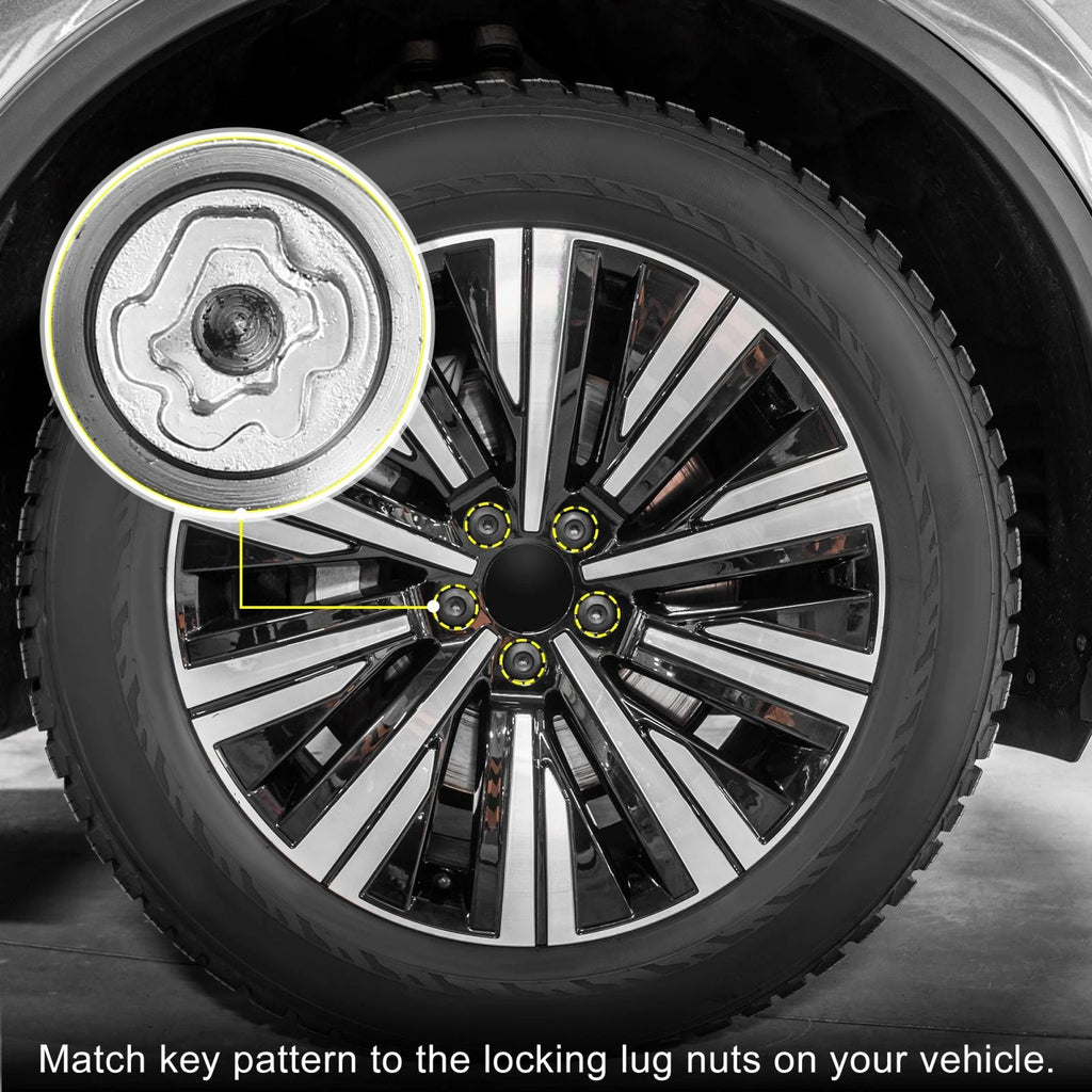 Anti Theft Lug Nut Wheel Lock Key for Volkswagen (Fits Various Models)