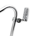 Chrome Dominator CNC FootPeg 1.25" w/ 3" Mounting Bracket for Harley Softail