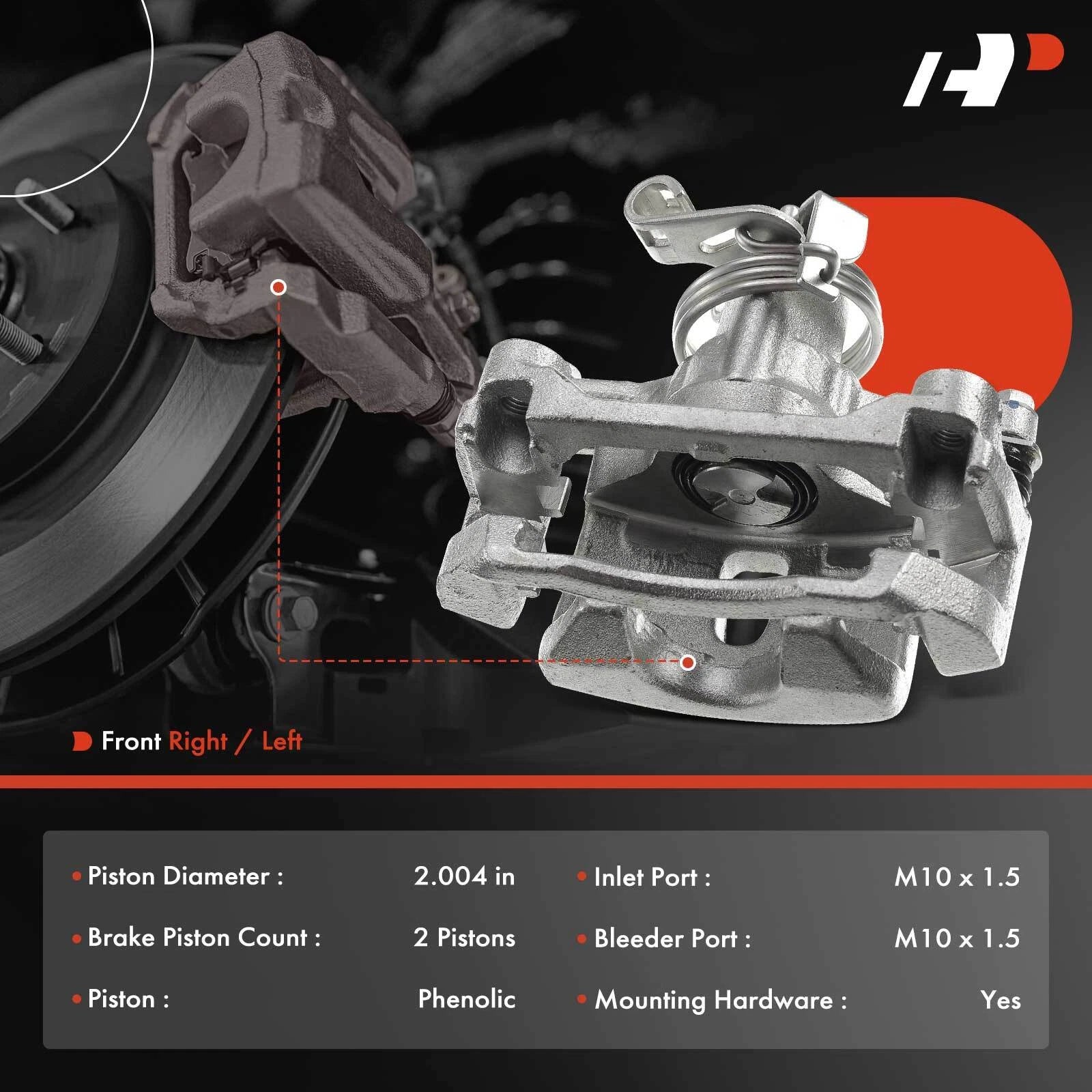 Rear Left Brake Caliper for Buick Terraza Chevrolet Uplander (2005-2008)