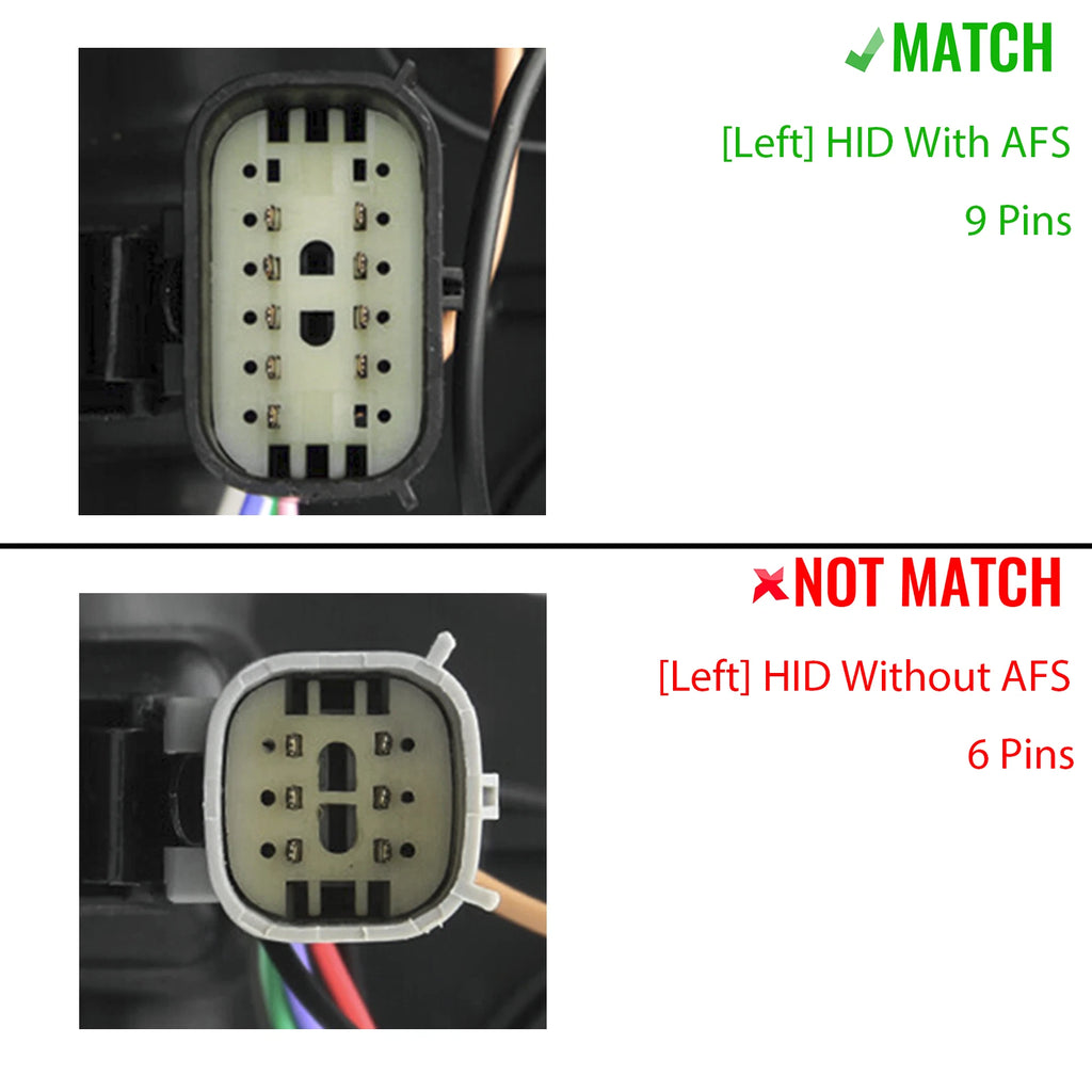 HID Headlight for Buick Enclave (2013–2017) AFS Driver LED DRL LH
