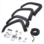 Set of 4 Matte Wheel Fender Flares for GMC Sierra (2007–2014)