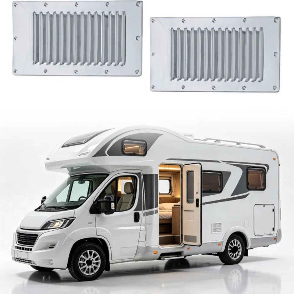 Metal Marine Vent Grille 228x127mm for Boat Wall Duct Systems