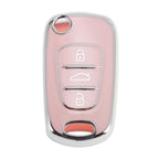 Car Key Case for Hyundai i10 i20 i30 i35 ix20 ix25 ix30 ix35 (3 Buttons)