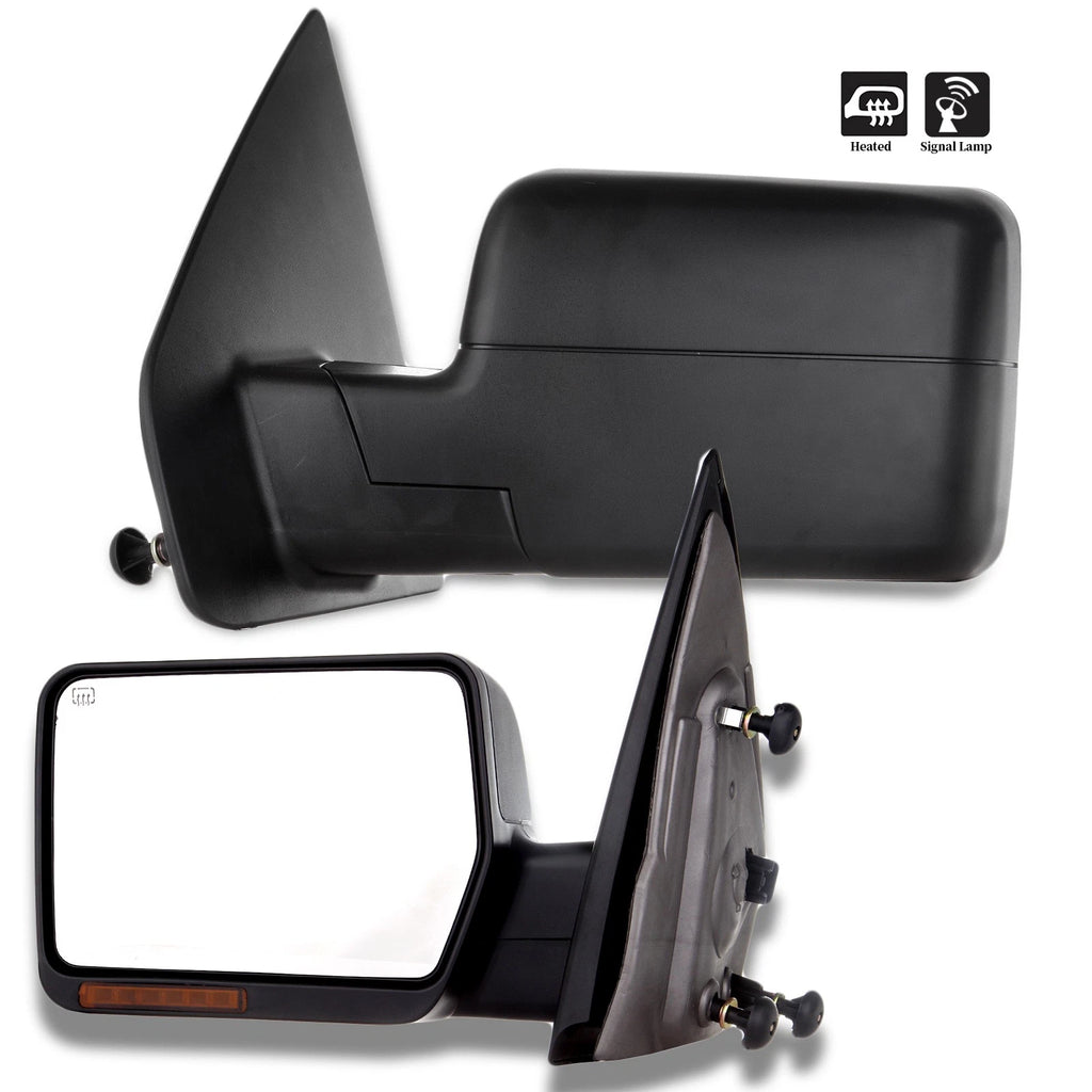 Power Heated Turn Signal Side Mirrors Pair for Ford F150 (2004–2006)