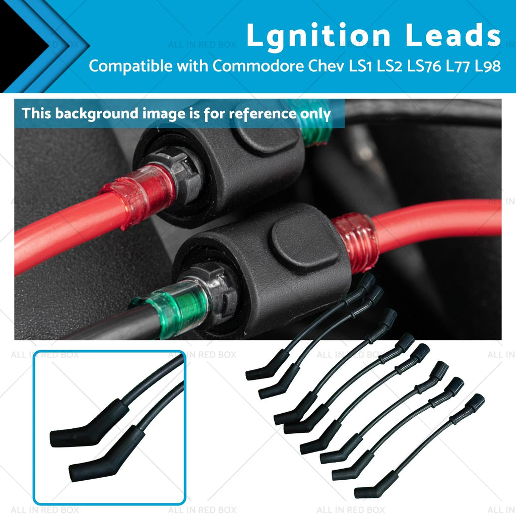 9mm Spark Plug Leads for Chevrolet Commodore LS1 LS2 LS76 L77 L98 (1997–2017)