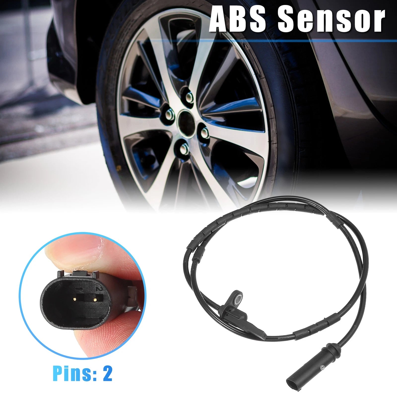 2Pcs ABS Wheel Speed Sensor for BMW 228i (2014–2016) No. 34526791225