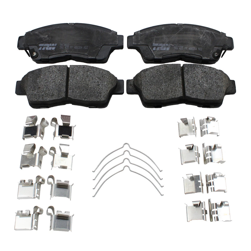 TRW Pro Front Ceramic Brake Pads with Clips for Toyota ES300 Camry (1992–2006)