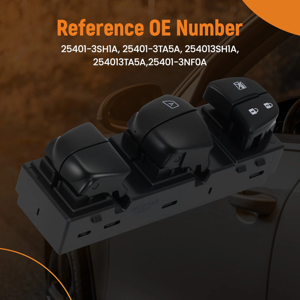 Power Window Switch for Nissan Leaf, Sentra (2013–2018) 25401-3TA5A 16 Pin