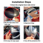 Side Mirror Cap Cover for Mini Cooper R50 R52 R53 (2000–2008) RHD Black
