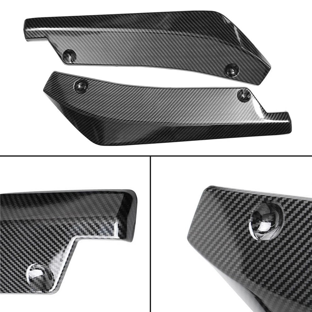 2Pcs Rear Bumper Lip Diffuser Splitter Canard for