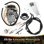 Carburetor with Throttle Cable Intake Manifold for Kawasaki KLR650 (2008–2018) 15004-0073