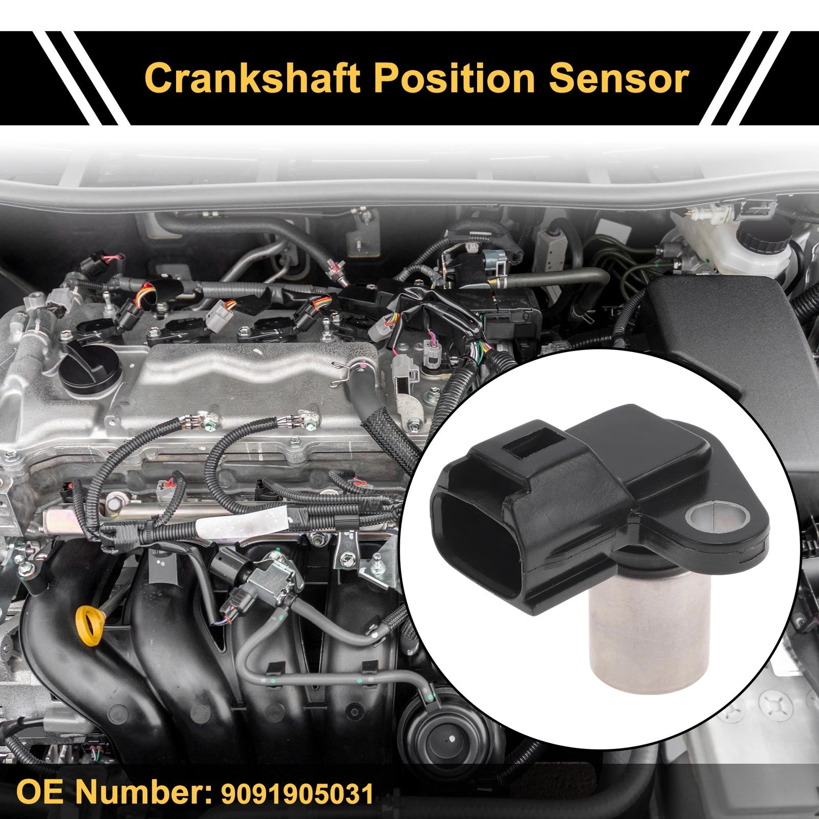 Crankshaft Position Sensor for Toyota Corolla E110 (1995–2002) No.9091905031