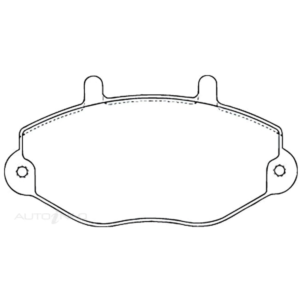 Front Disc Brake Pad Set for Ford Transit VF VG LWB (1994 - 2000)