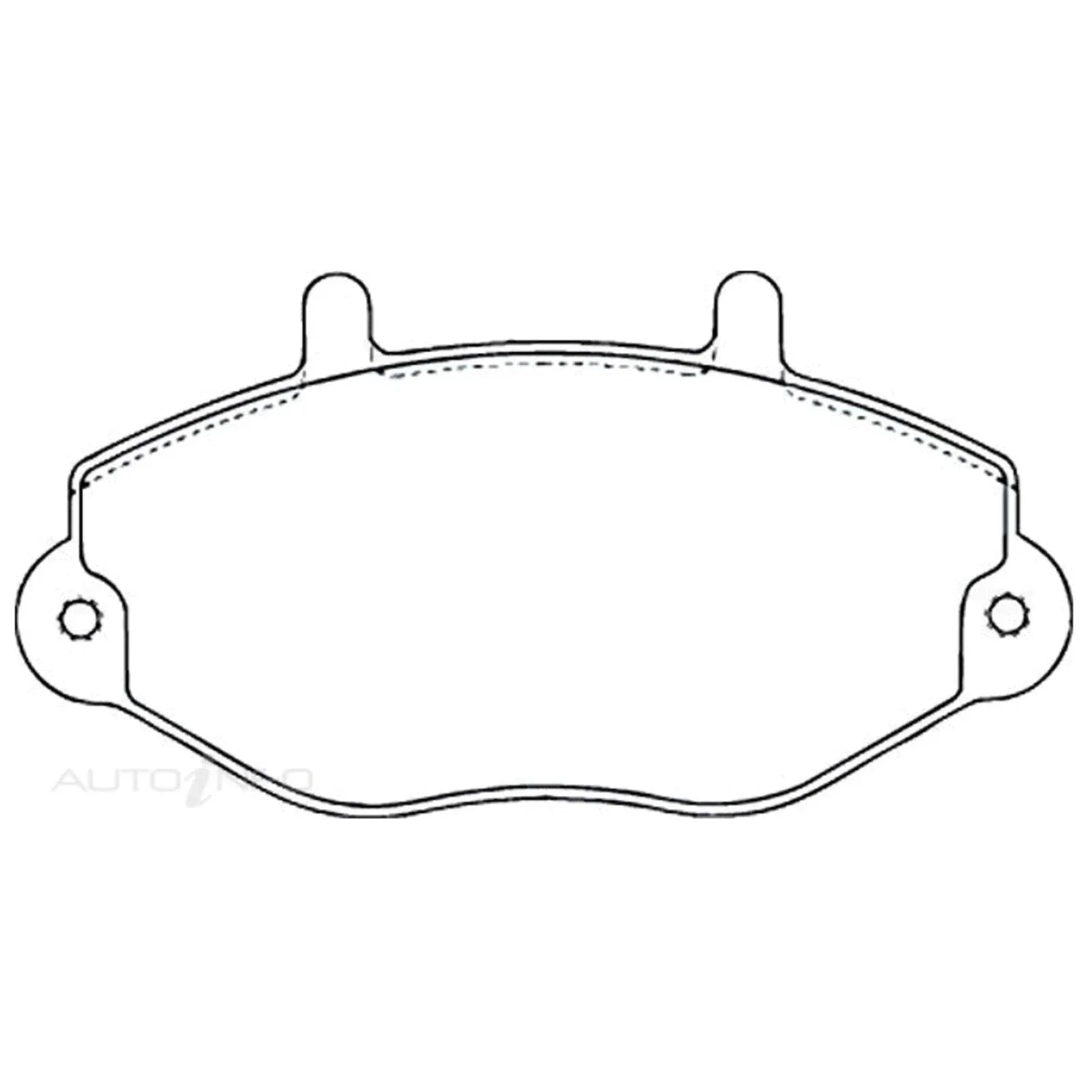 Front Disc Brake Pad Set for Ford Transit VF VG LWB (1994 - 2000)