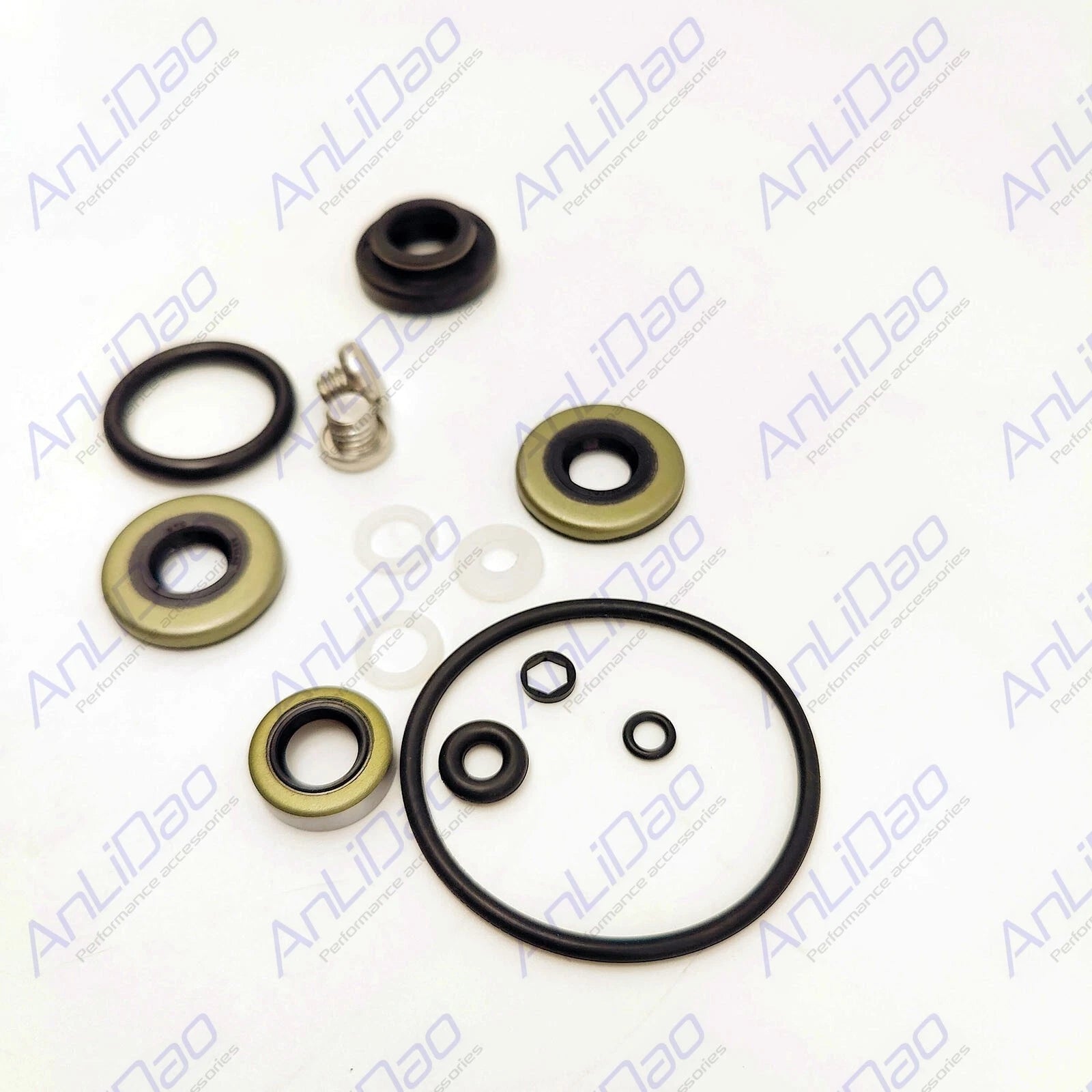 Lower Gearcase Seal Kit with Drain Screws for Evinrude Johnson (26-00077, 18-2656)