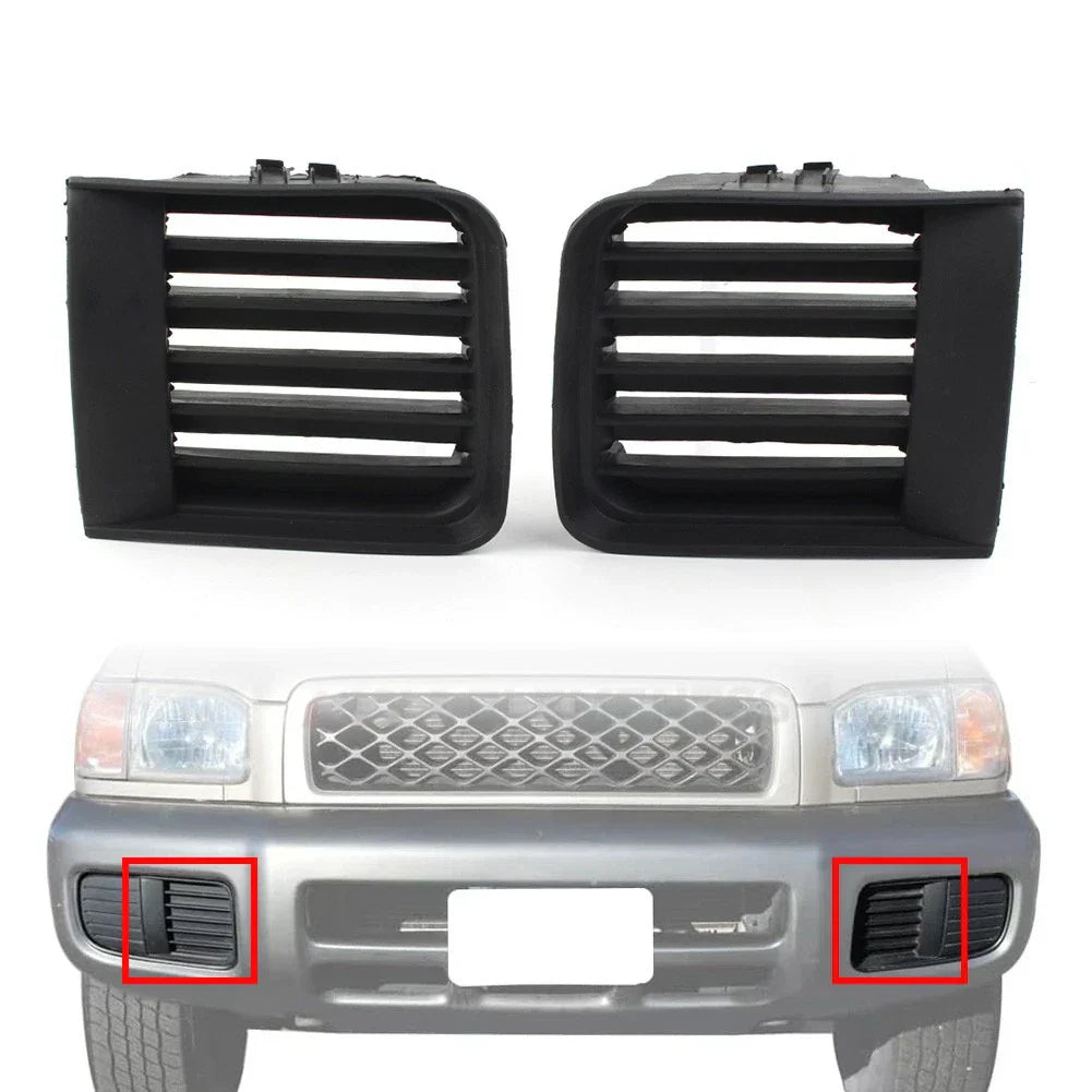 Front Bumper Fog Light Grille Covers for Nissan Pathfinder (1999-2004)
