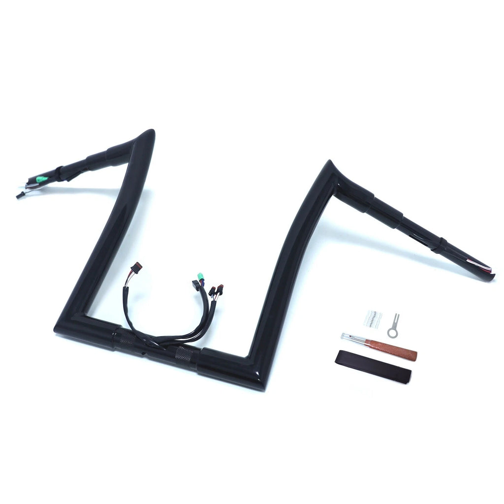 12" Prewired Ape Hanger Handlebar 1.5" for Harley Road Glide (2015)