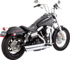 Vance & Hines Big Shots Chrome Exhaust for Harley Dyna Softail (2010–2017)