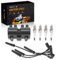 Ignition Coil & Spark Plug Wire Set for Daewoo Nubira 2000–2002, Suzuki Reno 2004–2006