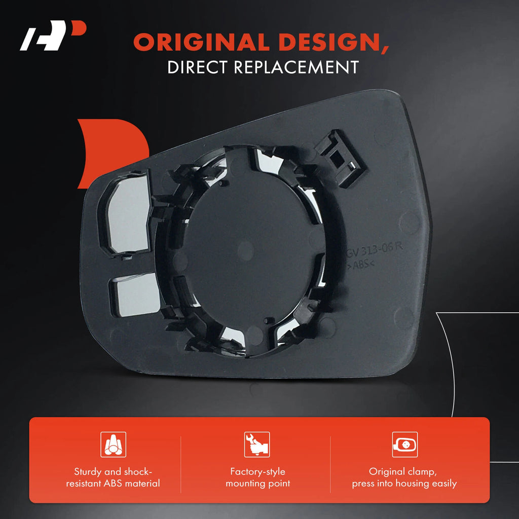 Passenger Manual Mirror Glass for Chevrolet Malibu (2016–2024)