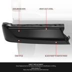Left Bumper End Cap for Ford F-150 (2021–2024) OE Style Black