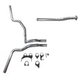 Dual Exhaust Kit for Toyota Tacoma (2016–2023) 2.5" No Muffler No Tips