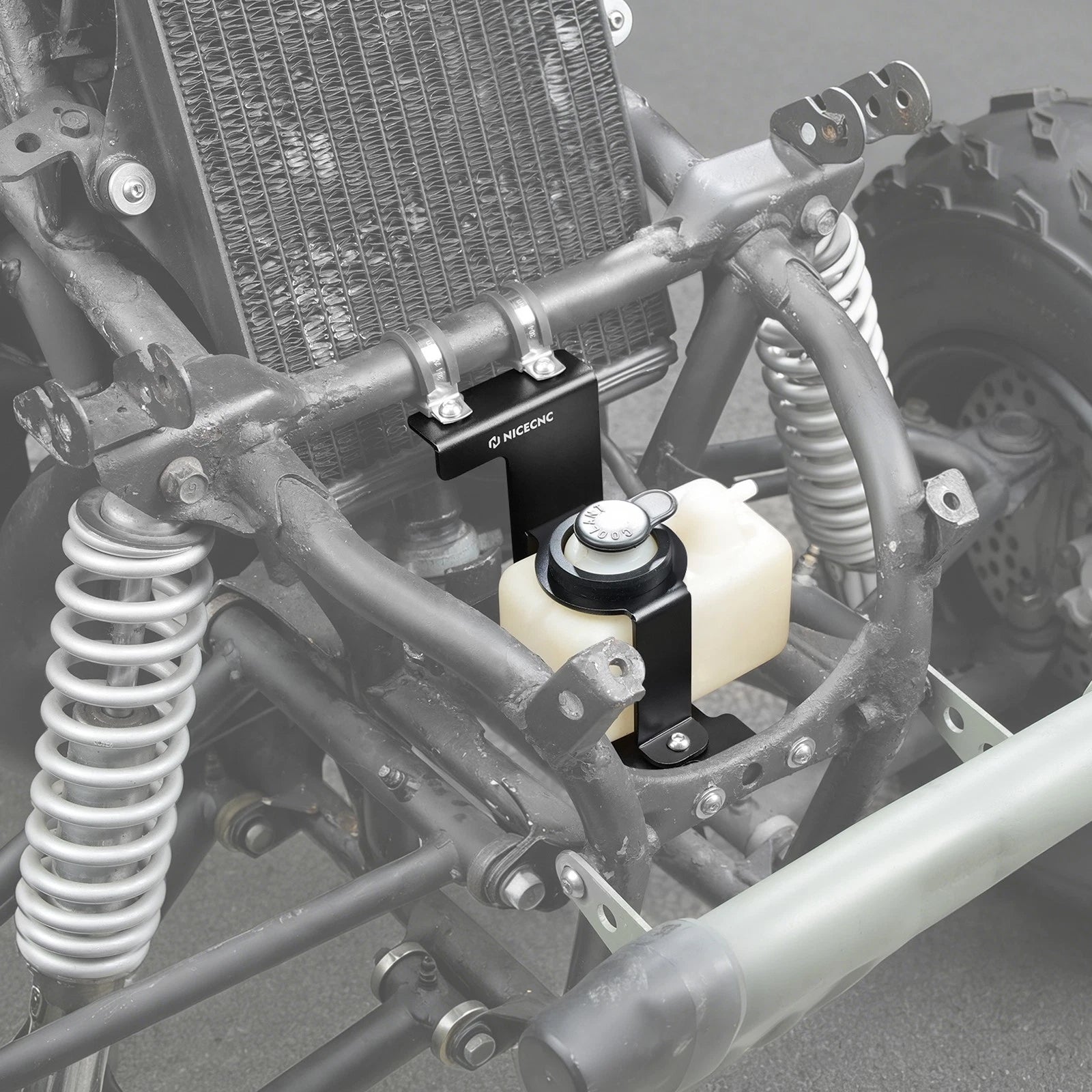 Coolant Reservoir Relocation Bracket for Banshee 350 YFZ350 (1988–2006)