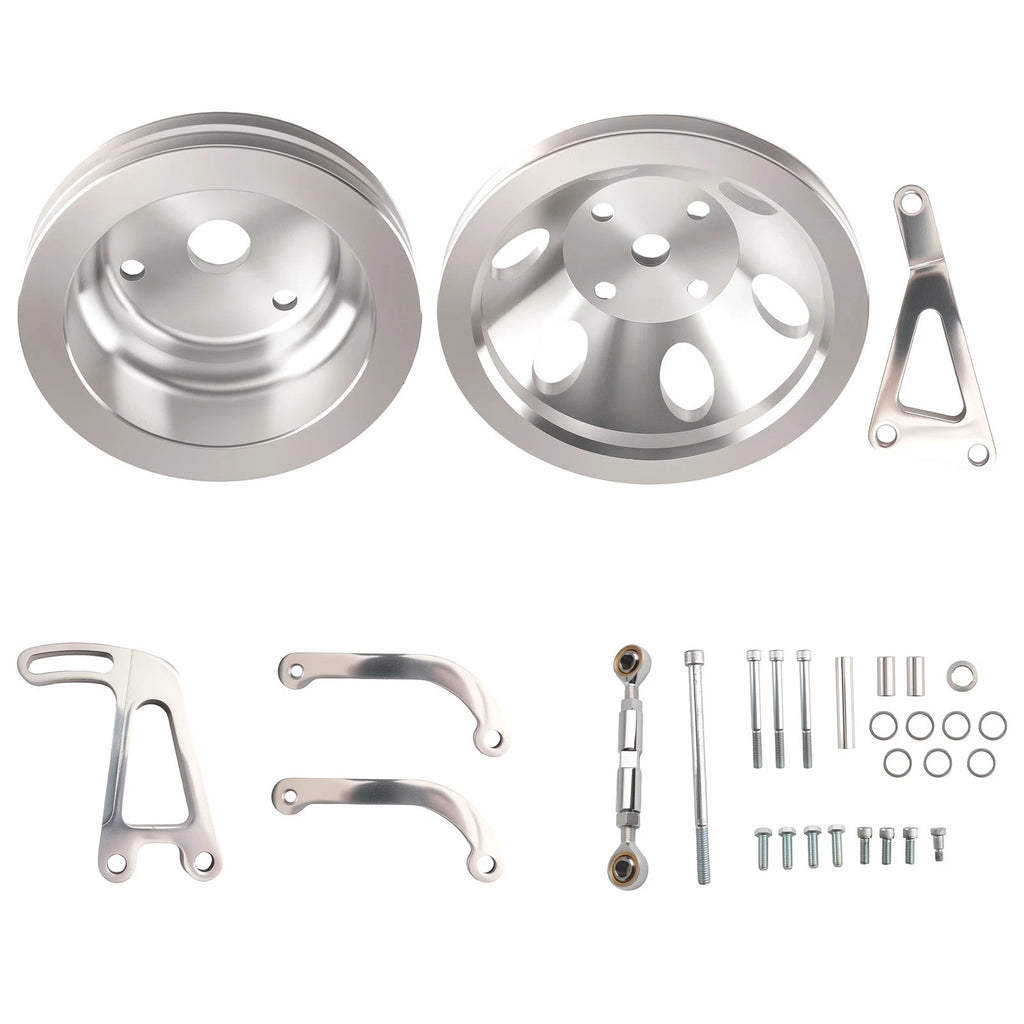 Engine Pulley Combo Kit for Chevy 283-305-327-350 (1963–1987)