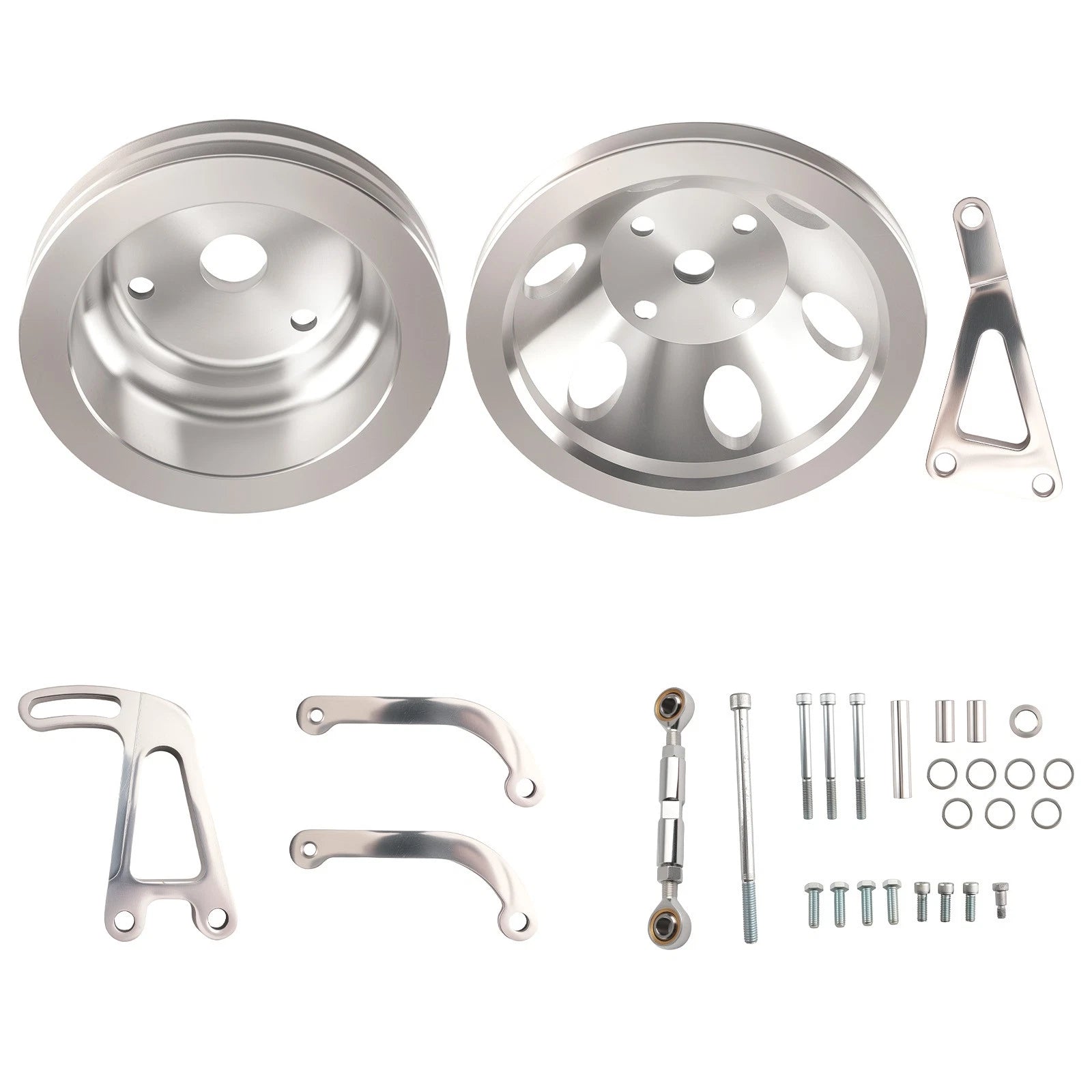 Engine Pulley Combo Kit for Chevy 283-305-327-350 (1963–1987)