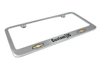 Chrome Engraved Licensed License Plate Frame with Bowtie for Chevrolet Custom (2010–2018)