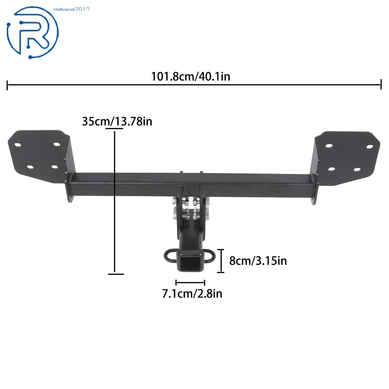 Class III Rear Bumper Trailer Hitch for Subaru Outback (2010-2019)