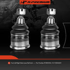 2X Front Lower Ball Joint for Honda Accord (2003–2007) Acura TSX (2004–2008)